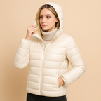Women’s Short Down Jacket – Lightweight, Warm and Hooded