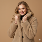 Women’s Fur Coat – Warm Mid-Length Winter Fashion