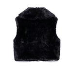 Women’s Fur Vest – Sleeveless Cardigan Style Outerwear